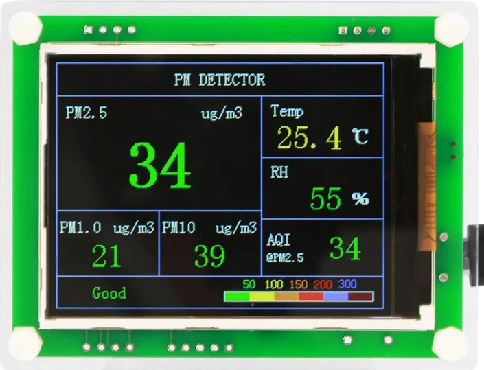 Laminar flow hood particle tester